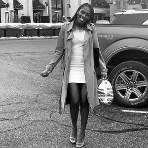 90s Chic White Mini Dress